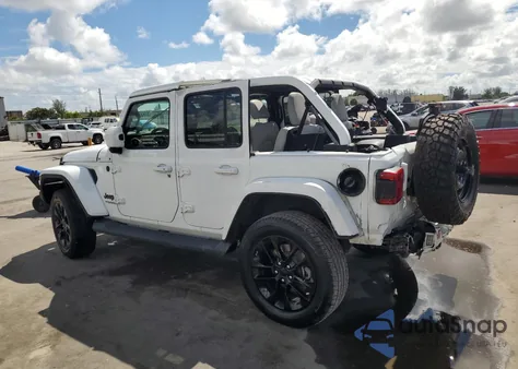 2021 Jeep Wrangler Unlimited Sahara from USA, damaged, VIN 1C4HJXEN6MW851686